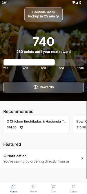 Hacienda Tacos Screenshot 0
