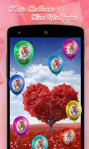 Photo Balloons Live Wallpaper Screenshot 0