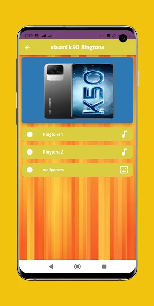 xiaomi k 50 Ringtone Screenshot 3