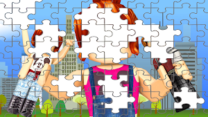 Julia Minegirl Game Puzzle Screenshot 1