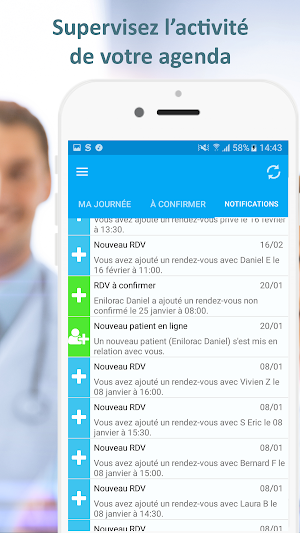 Mon Rdv Kiné - Praticien Screenshot 3
