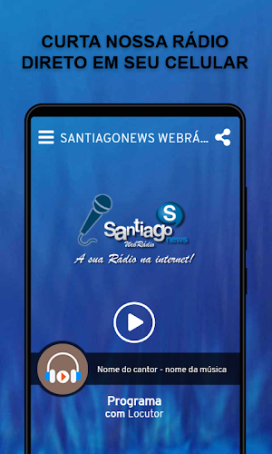 Santiagonews WebRádio Screenshot 0