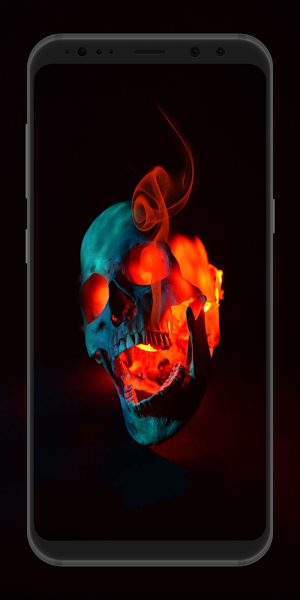 Scary Skull Wallpaper 4K Screenshot 1