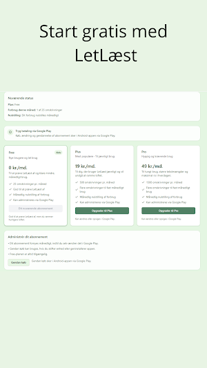 LetLæst Screenshot 1