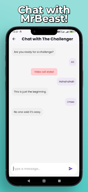 MrBeast Prank Video Call Chat Screenshot 2