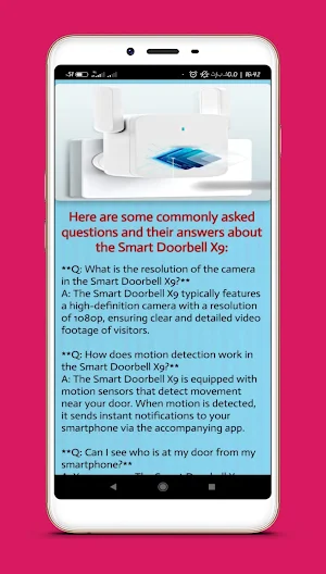 smart doorbell x9 guide Screenshot 2