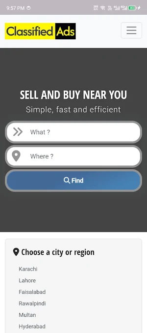 Classified Ads Screenshot 1