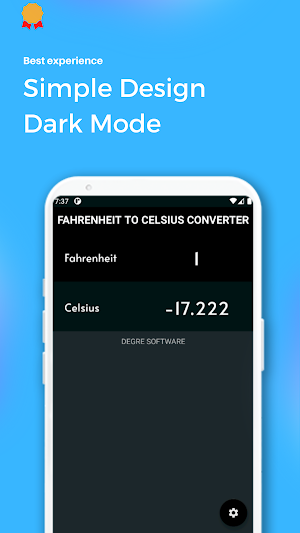 Fahrenheit to Celsius Convert Screenshot 2