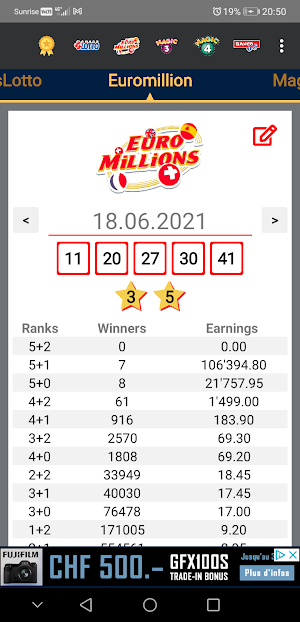 Swiss Lotto 4 Screenshot 2