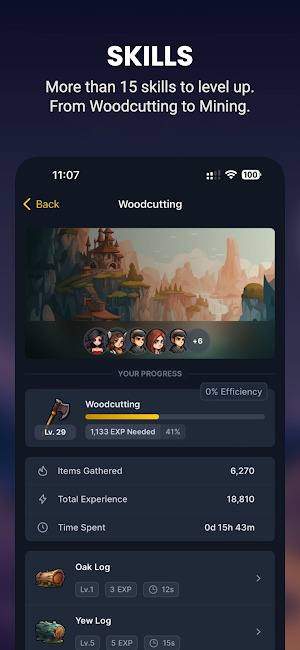 IdleMMO - Online Idle RPG Screenshot 1