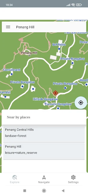 Penang Malaysia Offline Map Screenshot 1
