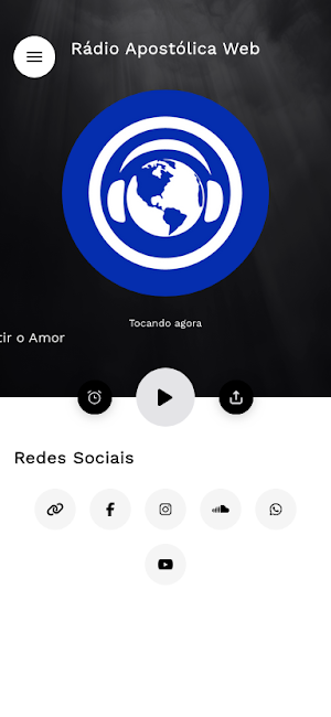 Rádio Apostólica Web Screenshot 0