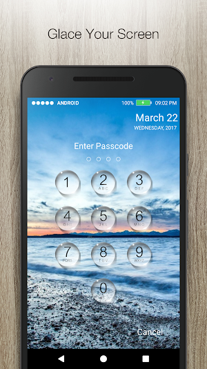 Keypad Screen Lock - Time Password Screenshot 1