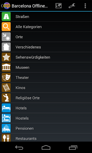 Barcelona Offline City Map Screenshot 3