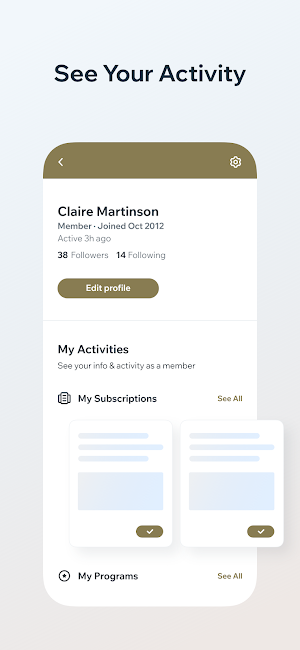 Tau Gamma Members Portal Screenshot 2
