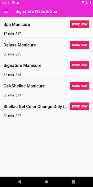 Signature Nails & Spa Screenshot 2