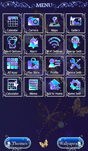 Blue Butterfly Theme Screenshot 1