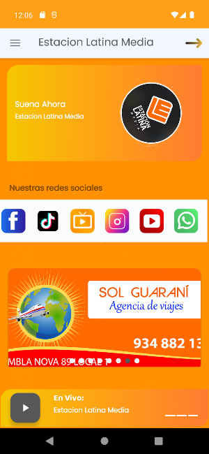 Estacion Latina Media Screenshot 2