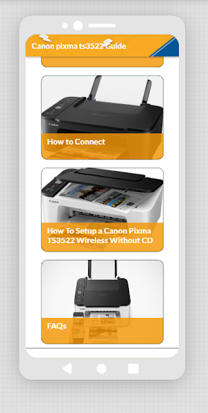 Canon pixma ts3522 App guide Screenshot 3