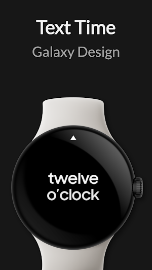 Text Time Watch Face Screenshot 0