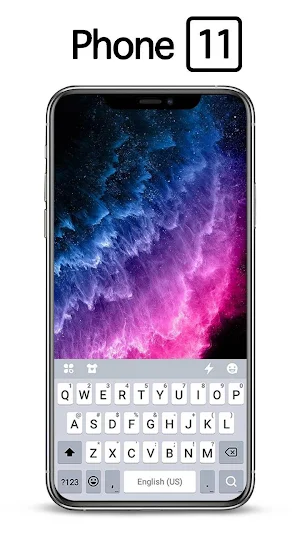 New Phone 11 Keyboard Theme Screenshot 0