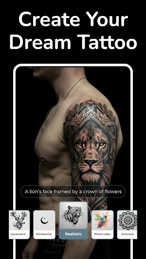Tattoo AI - Design & Generator Screenshot 1