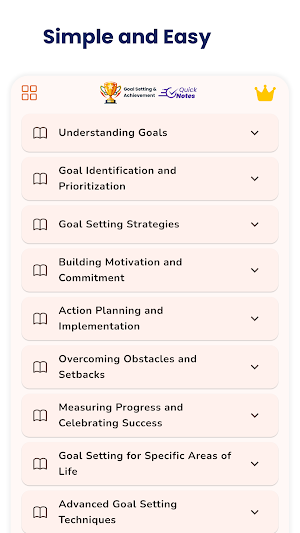Goal Setting and Achievement Screenshot 3