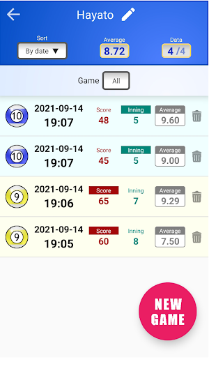 OnePools Memo Screenshot 2