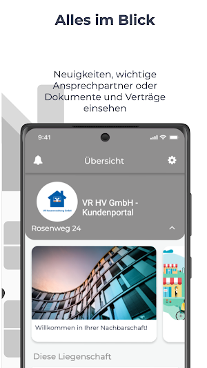 VR HV GmbH Kundenportal Screenshot 0