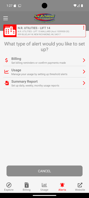 New Richmond Utilities Screenshot 2