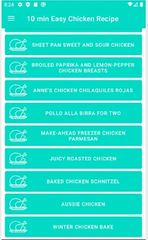 10 min easy chicken recipe Screenshot 1