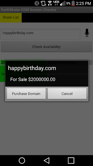 Domain Name Search Screenshot 0