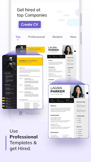 CV Maker with Resume builder Screenshot 2