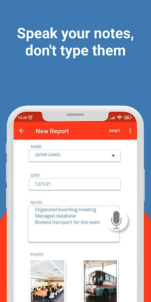 My Daily Report App Screenshot 2