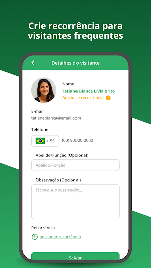 Go Visit - Gestão de Visitante Screenshot 2