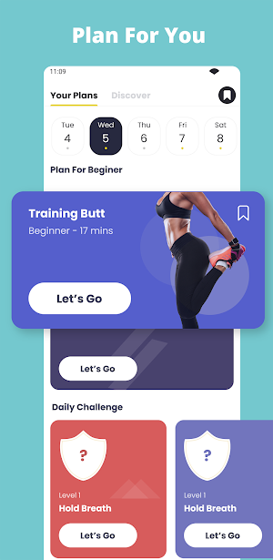 Workout at Home - Female Fitness 2021 Screenshot 2