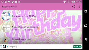 CARTÕES PARA FELICITAR MINHA AMIGA Screenshot 1