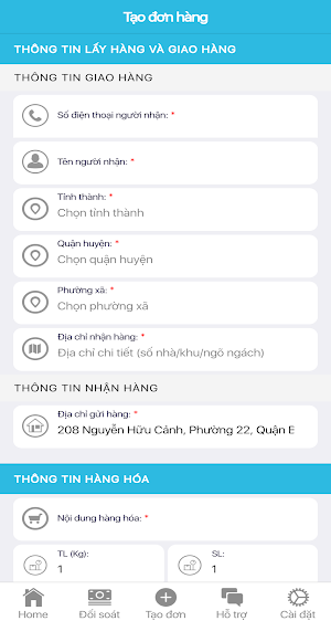 GIAO HÀNG BIÊN HÒA Screenshot 2