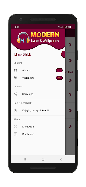 Limp Bizkit Lyrics & Wallpaper Screenshot 3