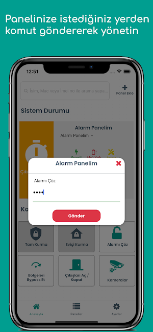 Alarm Panelim Pro Screenshot 0