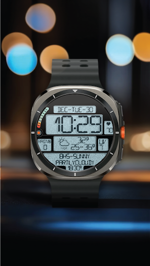 Heavy Digital Watch Face Screenshot 1