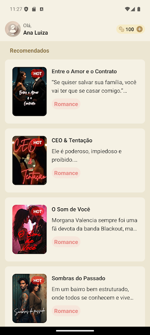 Romantic Novels: Read Romance Screenshot 1