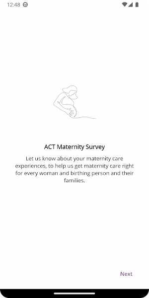 ACT Maternity Survey Screenshot 1