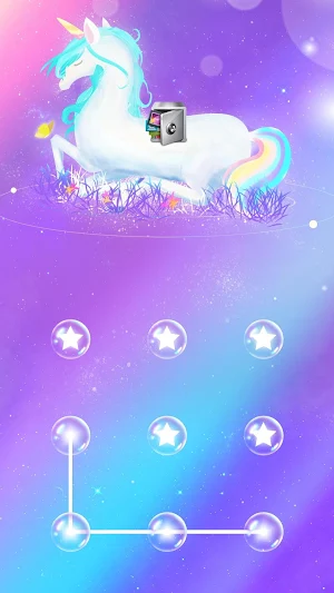 AppLock Theme Unicorn – Paid Theme Screenshot 0