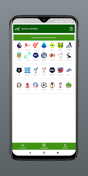 Soccer Live Score Screenshot 1