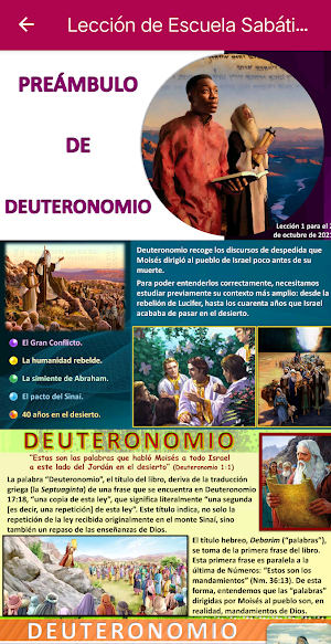 Spanish Sabbath School Lesson Screenshot 3