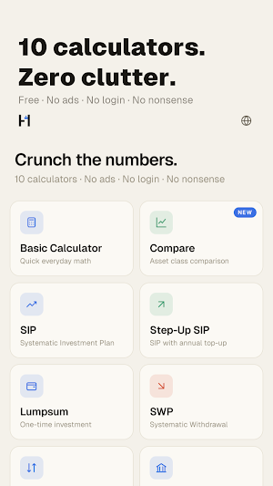 Hisaab - Investment calculator Screenshot 3