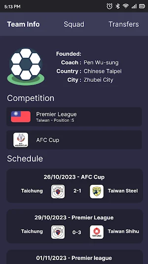 Football Live TV : Live Score Screenshot 2