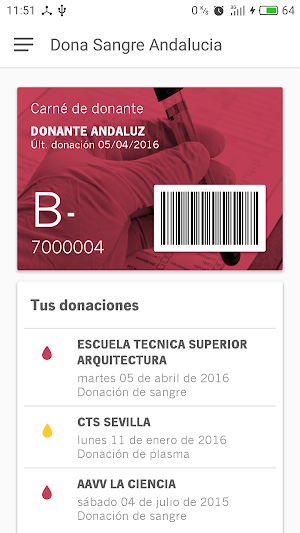 Dona Sangre Andalucía Screenshot 0