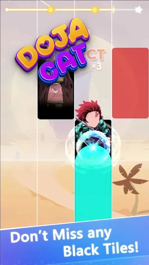 DOJA CAT Piano Tiles Screenshot 2